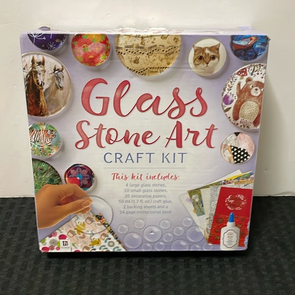 hinkler Toys Glass Stone Art Craft Kit Artist Jenny Zhang